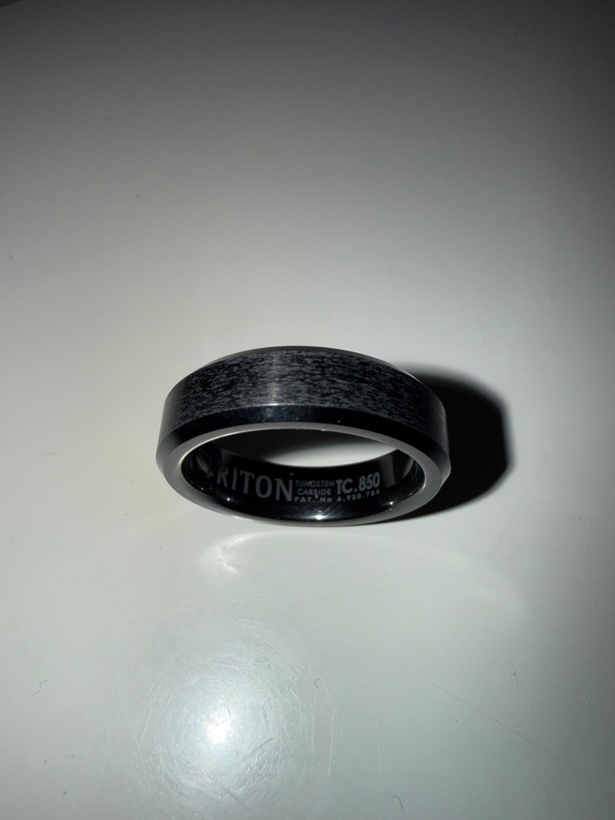 Triton TC850 Black Satin Men’s Ring