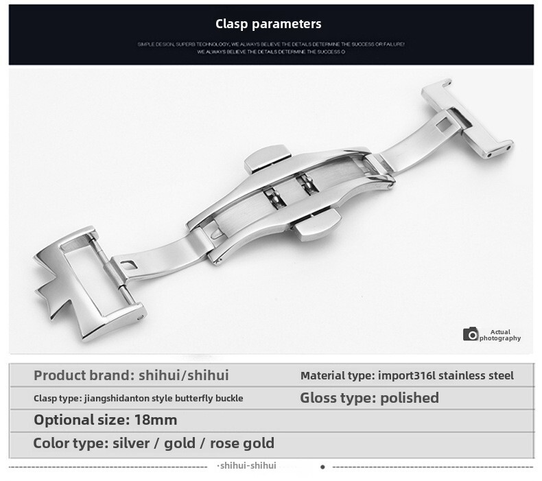 Quality Stainless Steel Watch Clasp Buckle 14 16 18 20mm for Vacheron Constantin