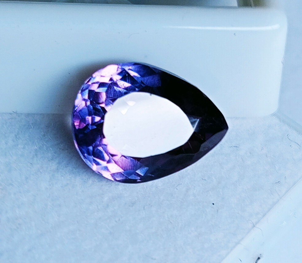Natural Alexandrite Pear Cut 6.80 Ct Color Changing EGL Certified Loose Gemstone