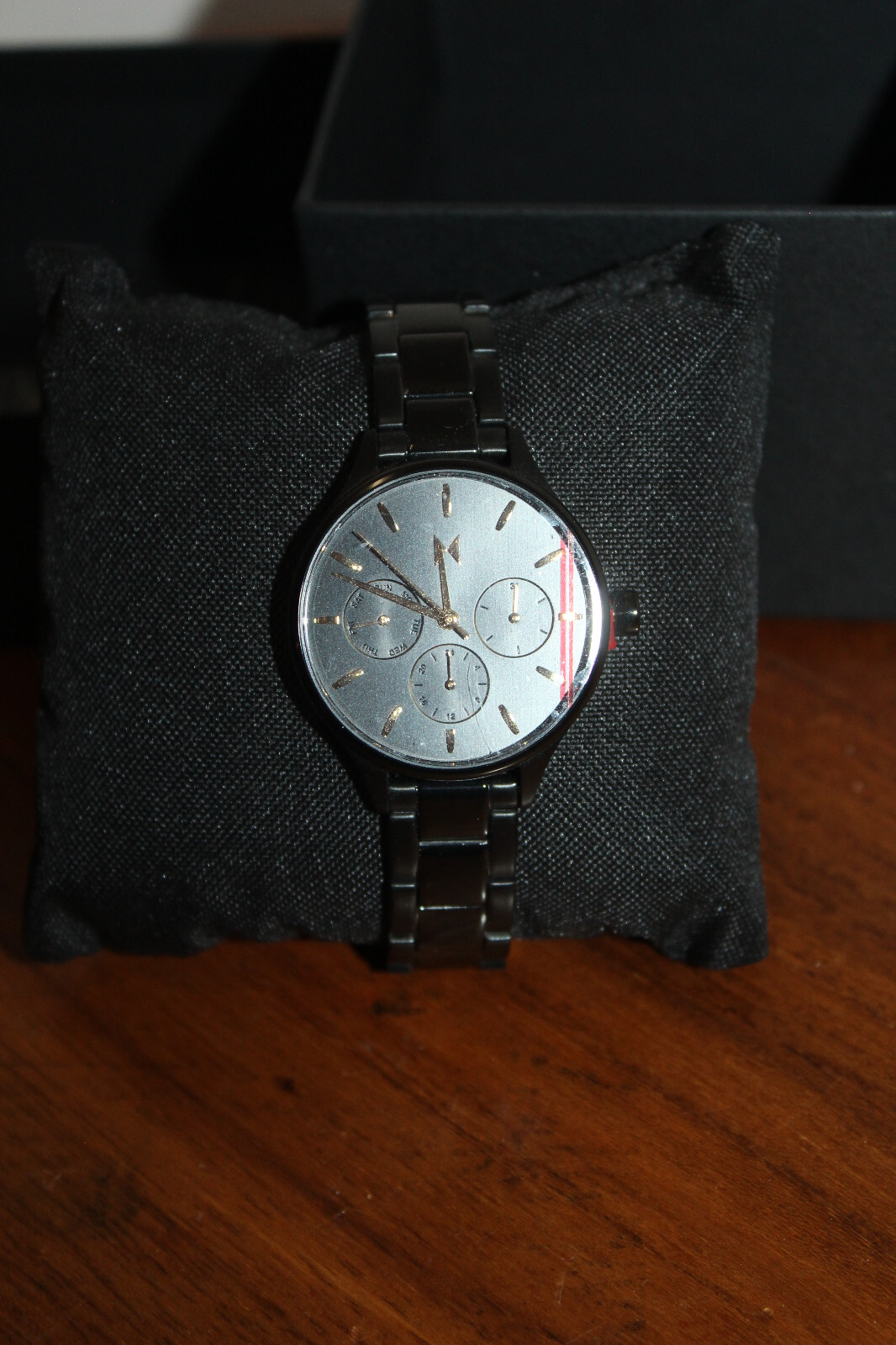 MVMT LADIES REINA MULTI-EYE CHRONOGRAPH BRACELET WATCH STAINLESS QUARTZ BLACK
