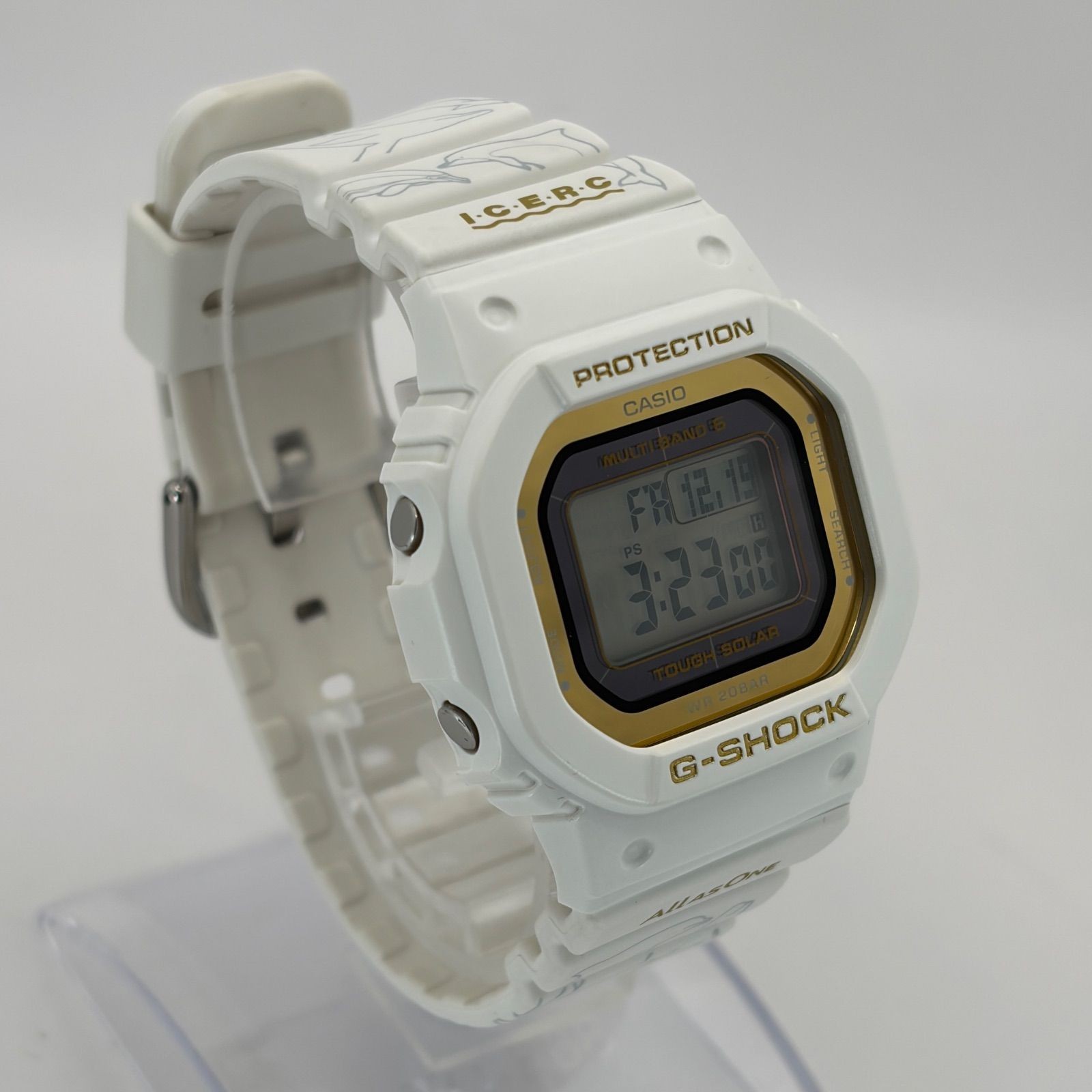 (T756) Rare Fully Functional CASIO Radio Solar G SHOCK ICERC Japan Collaboration