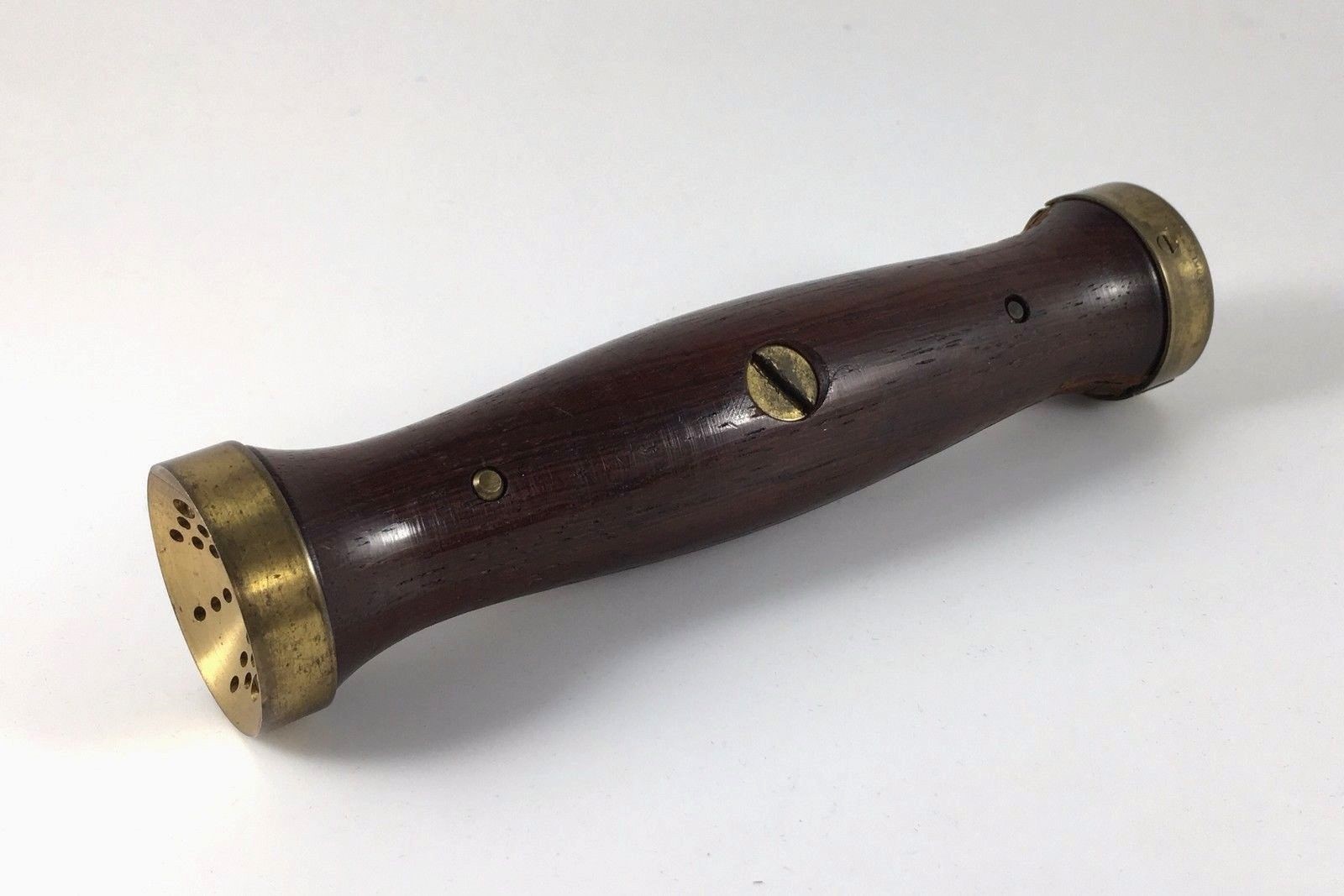 Watchmaker Jeweler Tool Work Engraver Holder Wood Brass Antique Pat 1903 Vtg