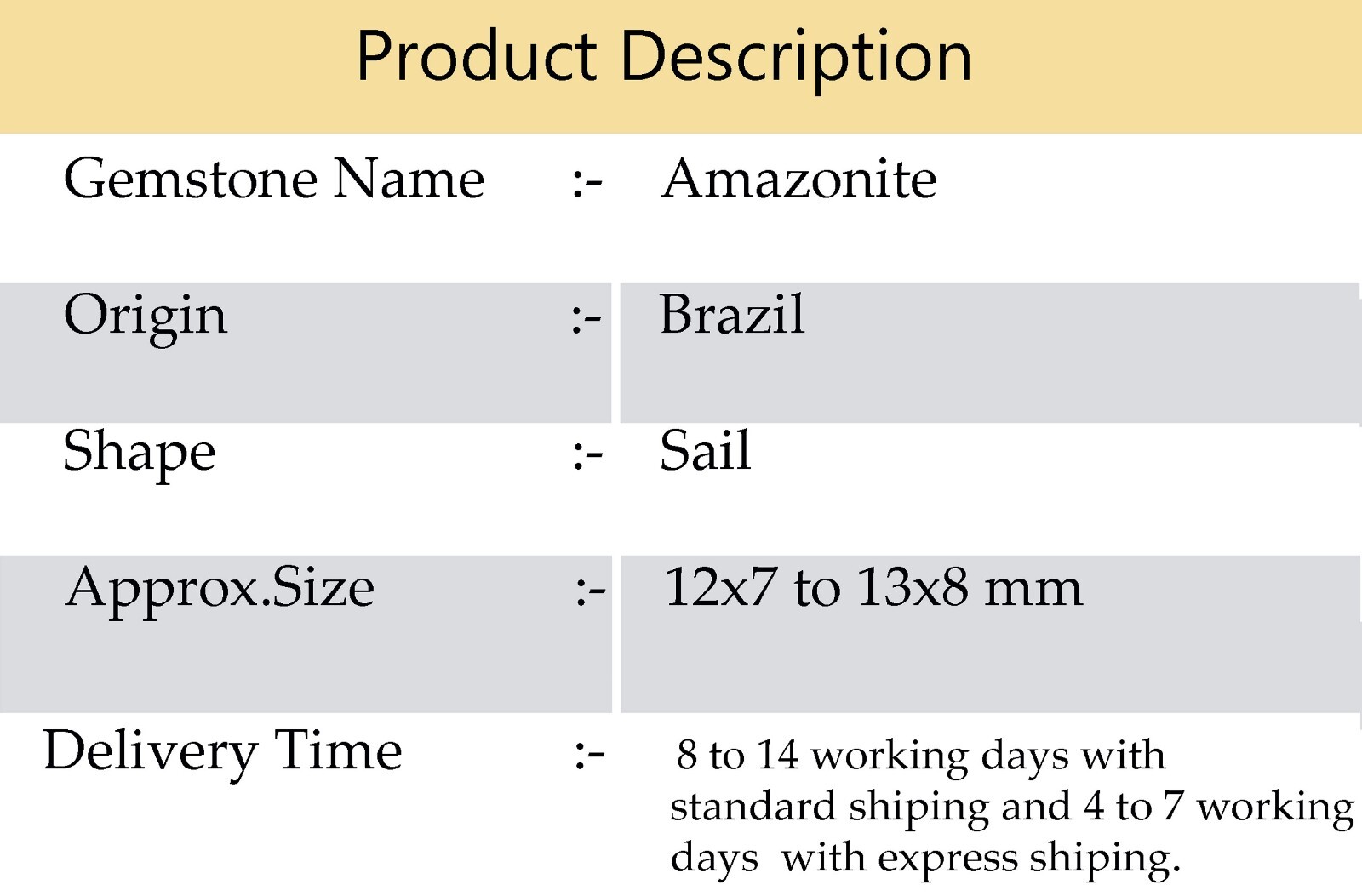Natural Amazonite Gemstone 12×7 to 13×8 mm Faceted Sail Shape Beads 7″ Strand