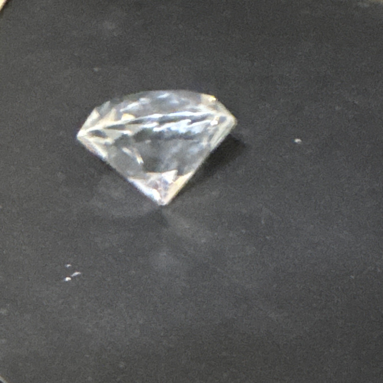 White/Colorless Crystal Round Cut Faceted Transparent Loose Gemstone 1 Pc