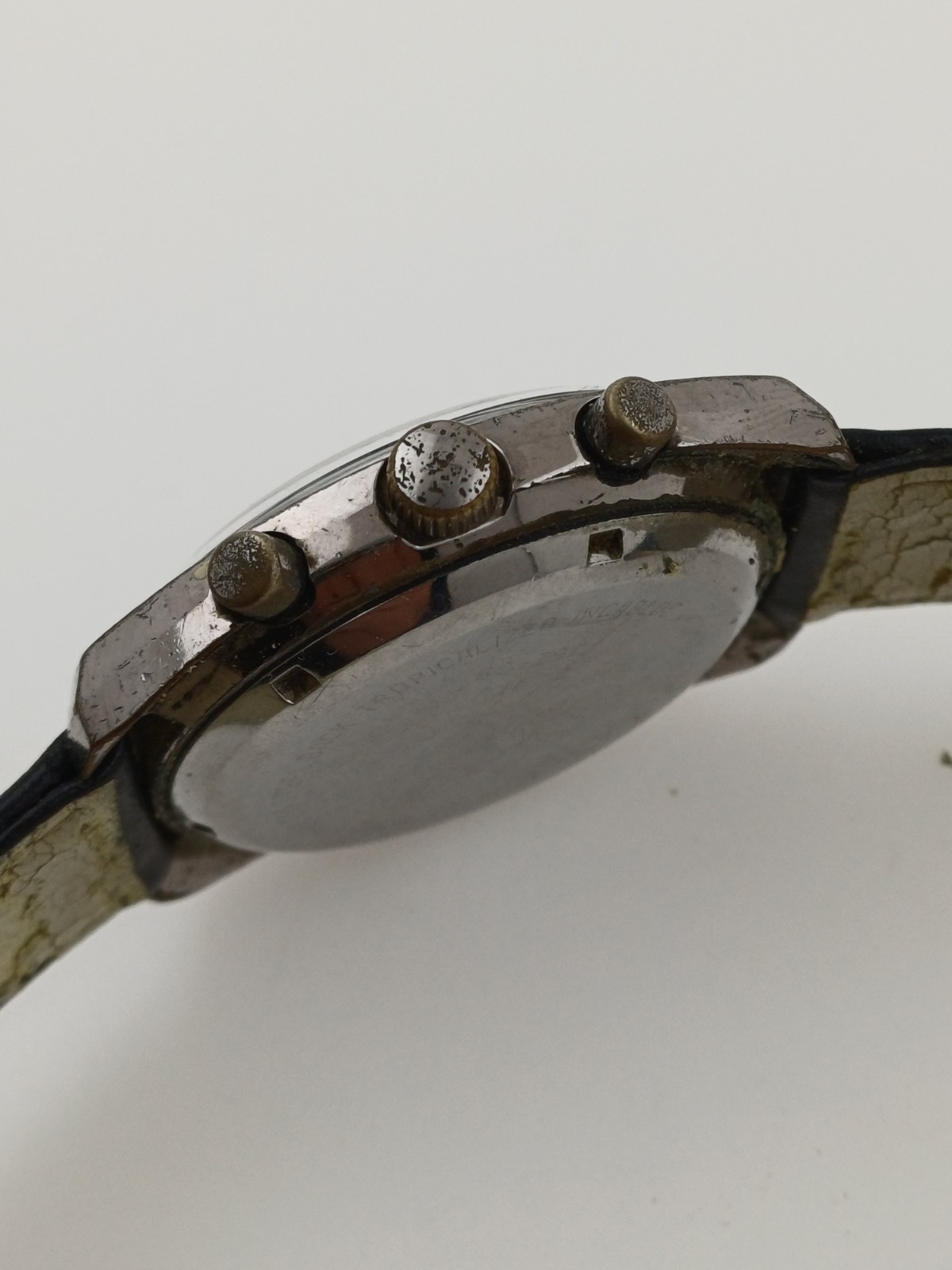 Vintage Sandoz Chronograph 7733 Valjoux Movement Spares Or Repair Swiss Made