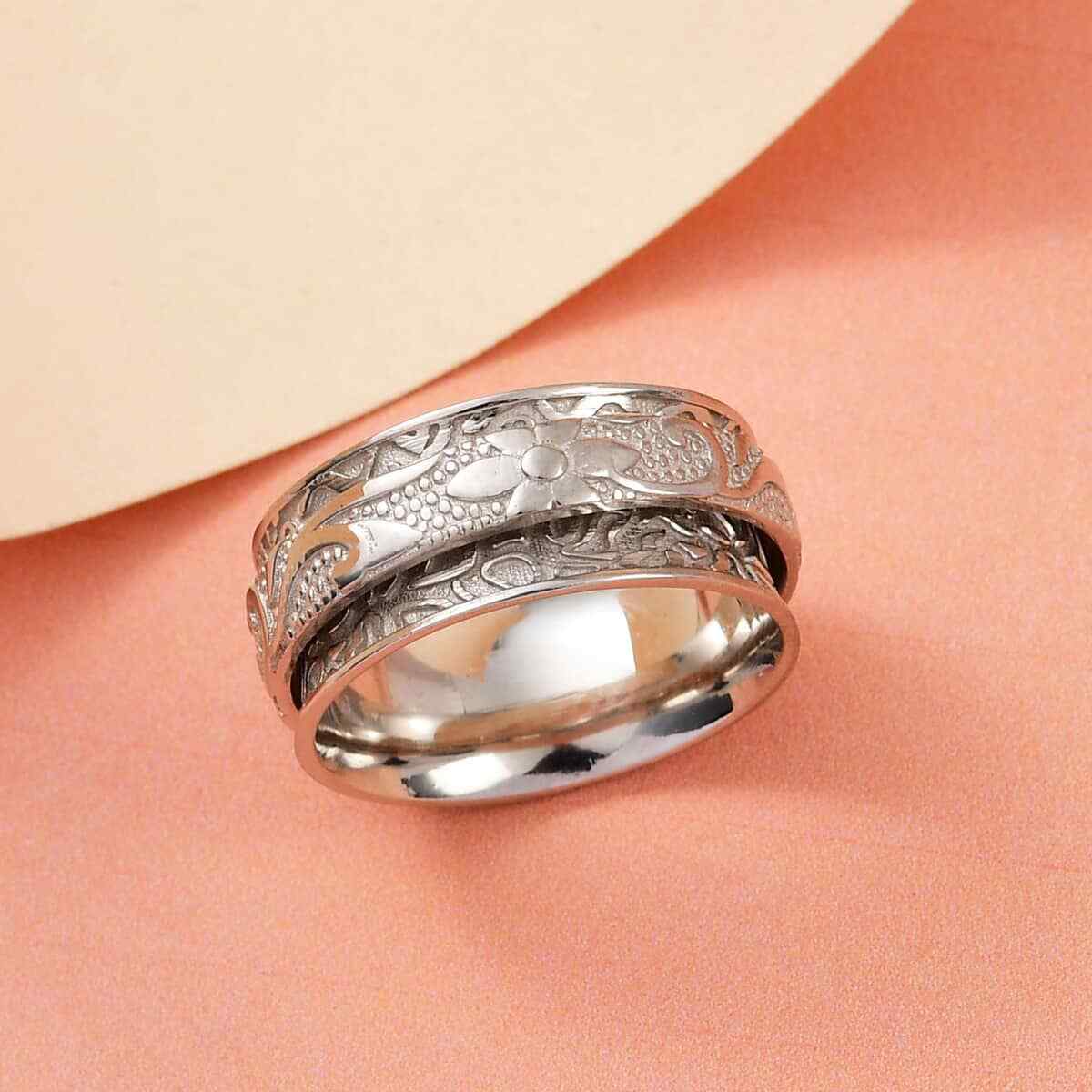 Spinner Ring in Sterling Silver 4.90 Grams Size 6