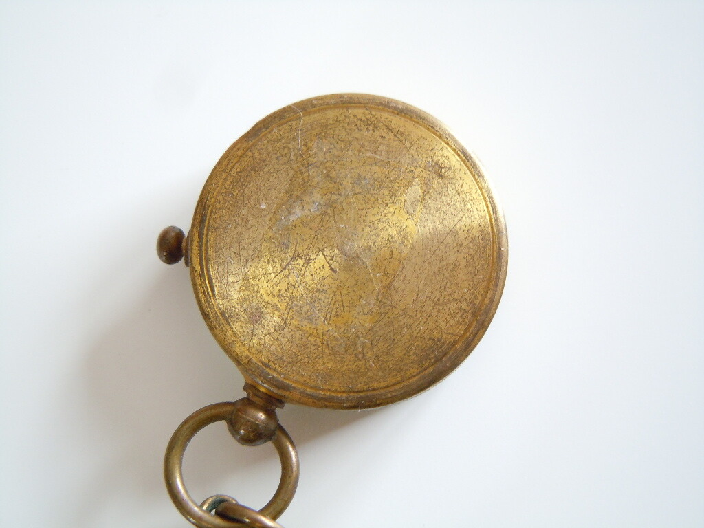 Watch Chain Pocket Compass Pendant 42.0 G/25.5 Cm
