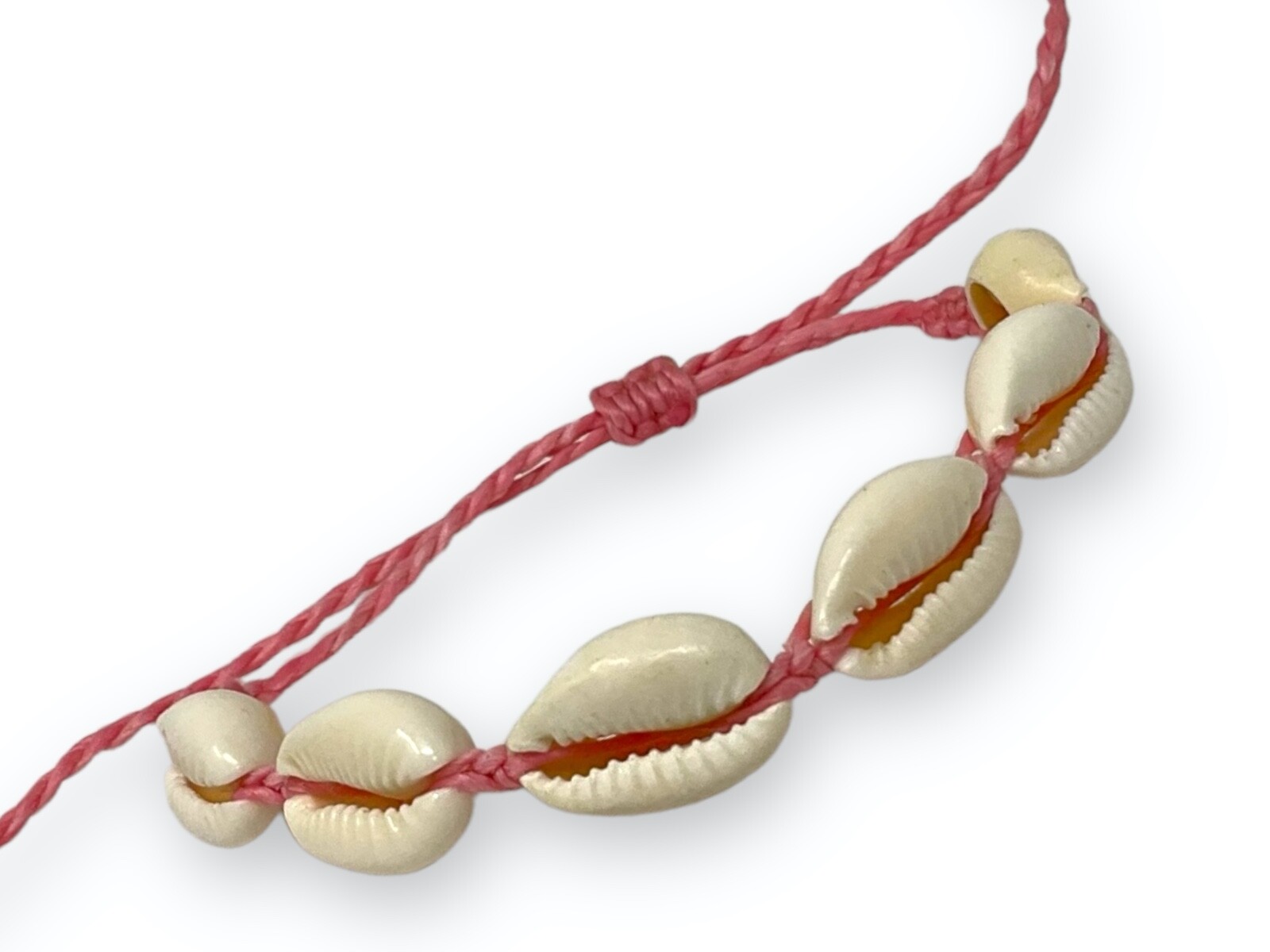 Adjustable Cowrie Shell Bracelet/Anklet – Versatile Handmade Seashell Jewelry