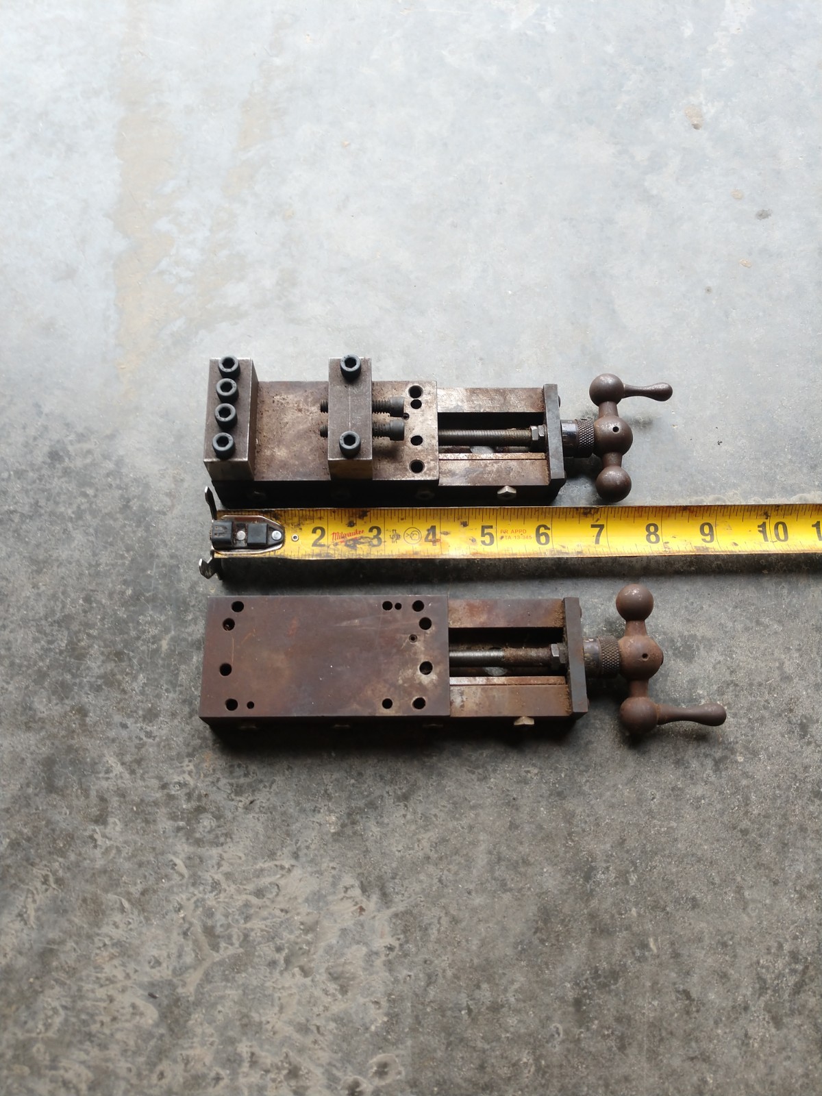 Lot of 2 Vintage Compound Lathe Slide | Watchmakers’ Lathe parts