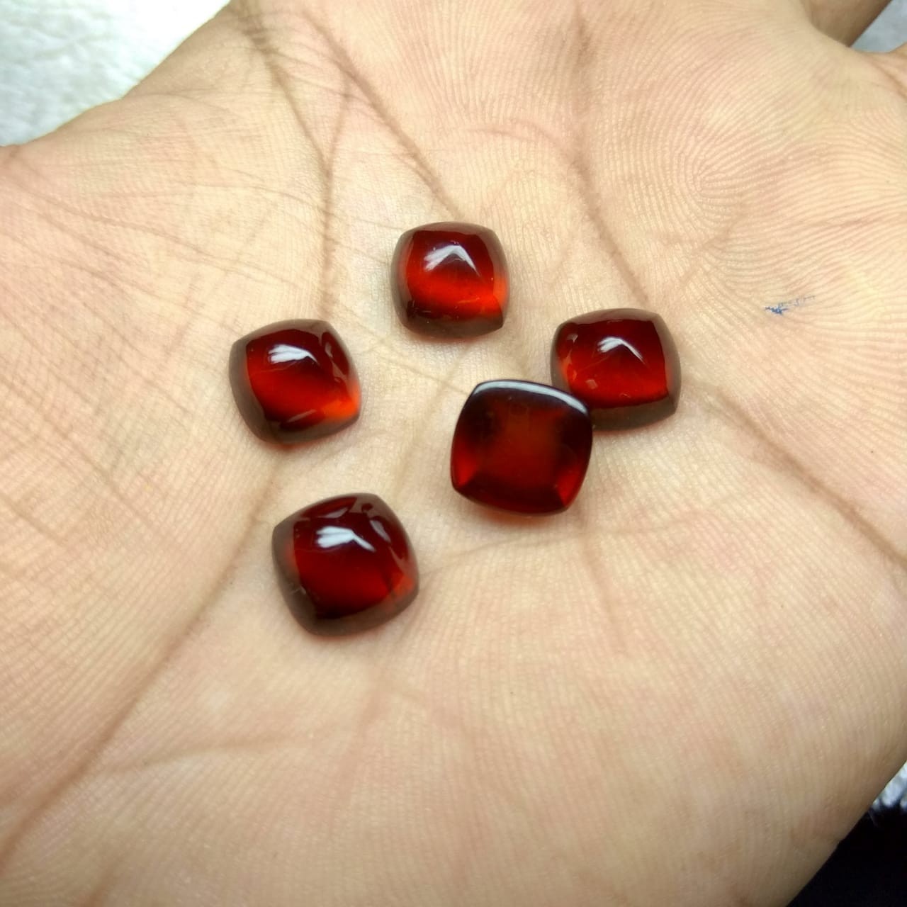 AAA Natural Hessonite Garnet Sugarloaf 10mm Excellent Making Loose Gemstone