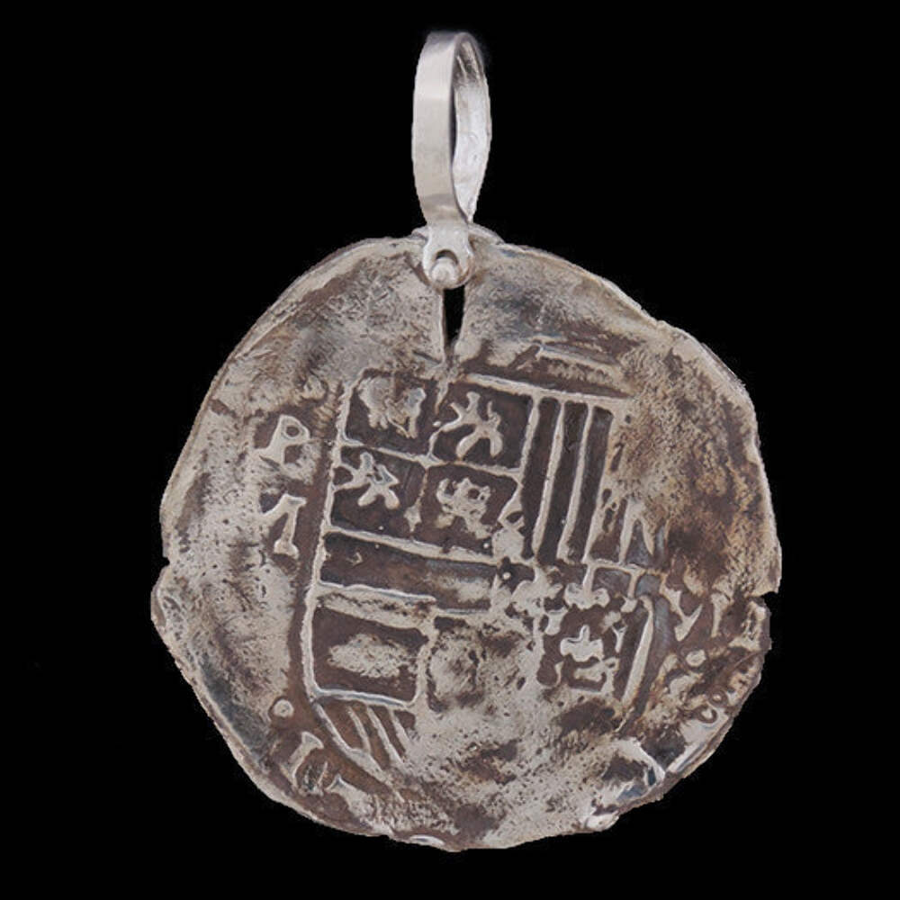 Atocha Sunken Tresure Jewelry – Large Pieces of 8 Silver Coin Pendant