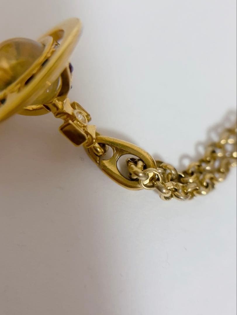 Vivienne Westwood Necklace, Petite Orb, Gold, Unisex