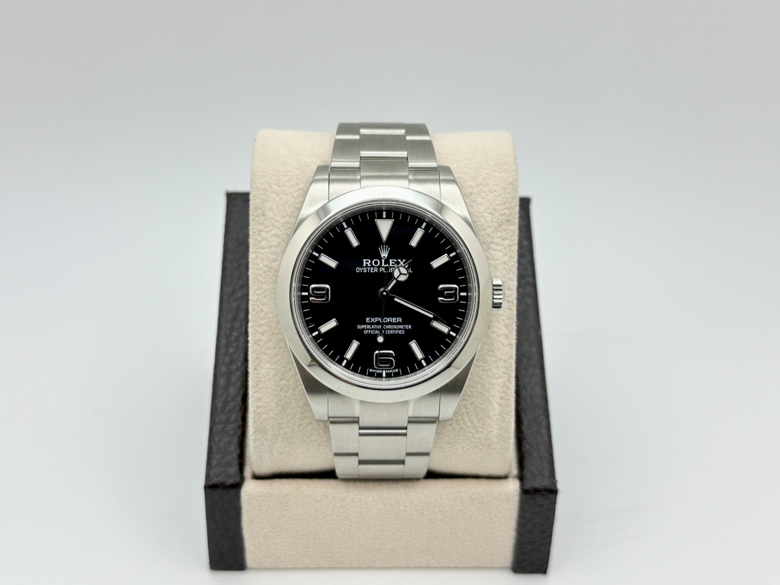 Rolex Explorer 214270 39mm Black Dial Stainless Steel