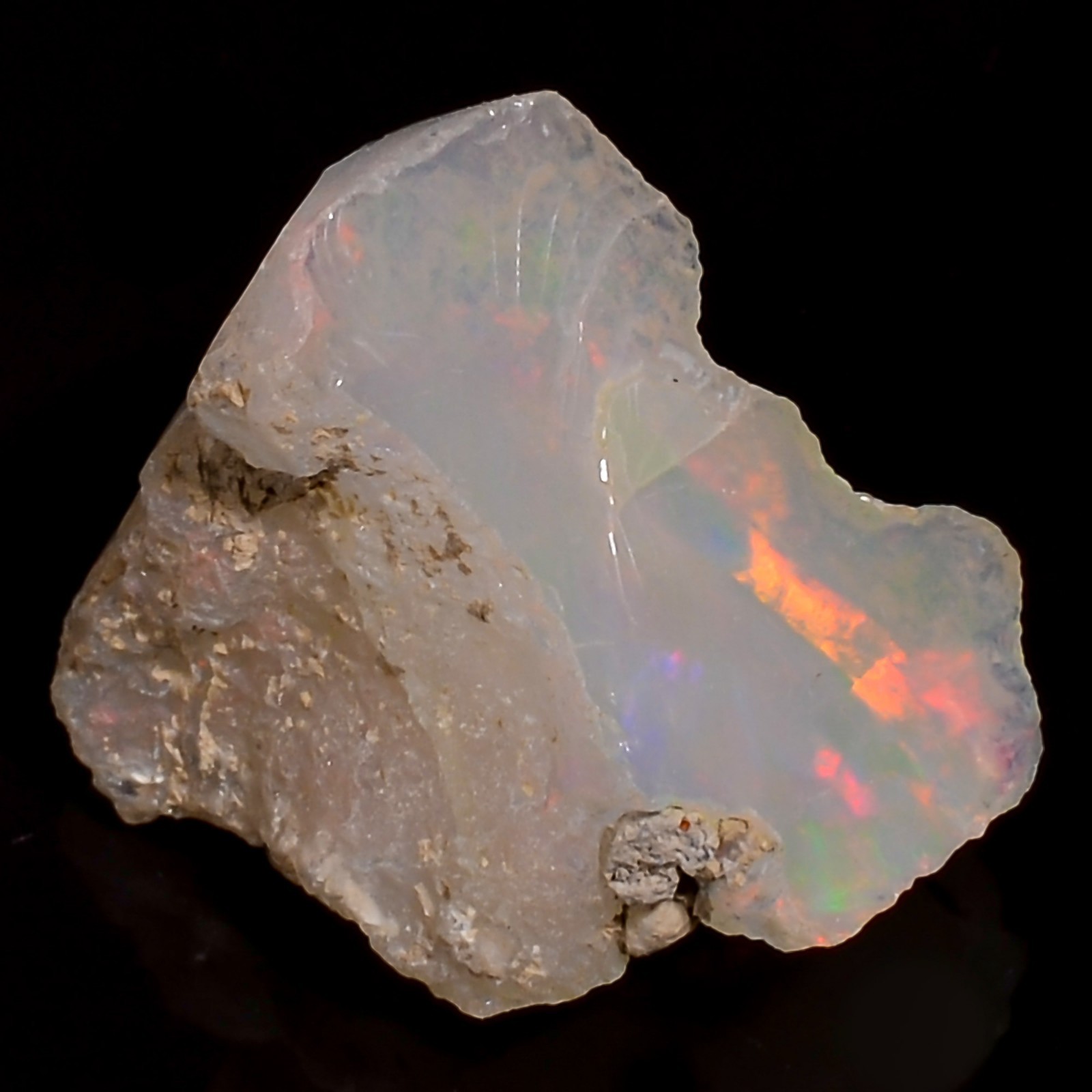 10.95 Cts Genuine Ethiopian Opal Rough Crystals Specimen Rough 11x17x10 mm TP581