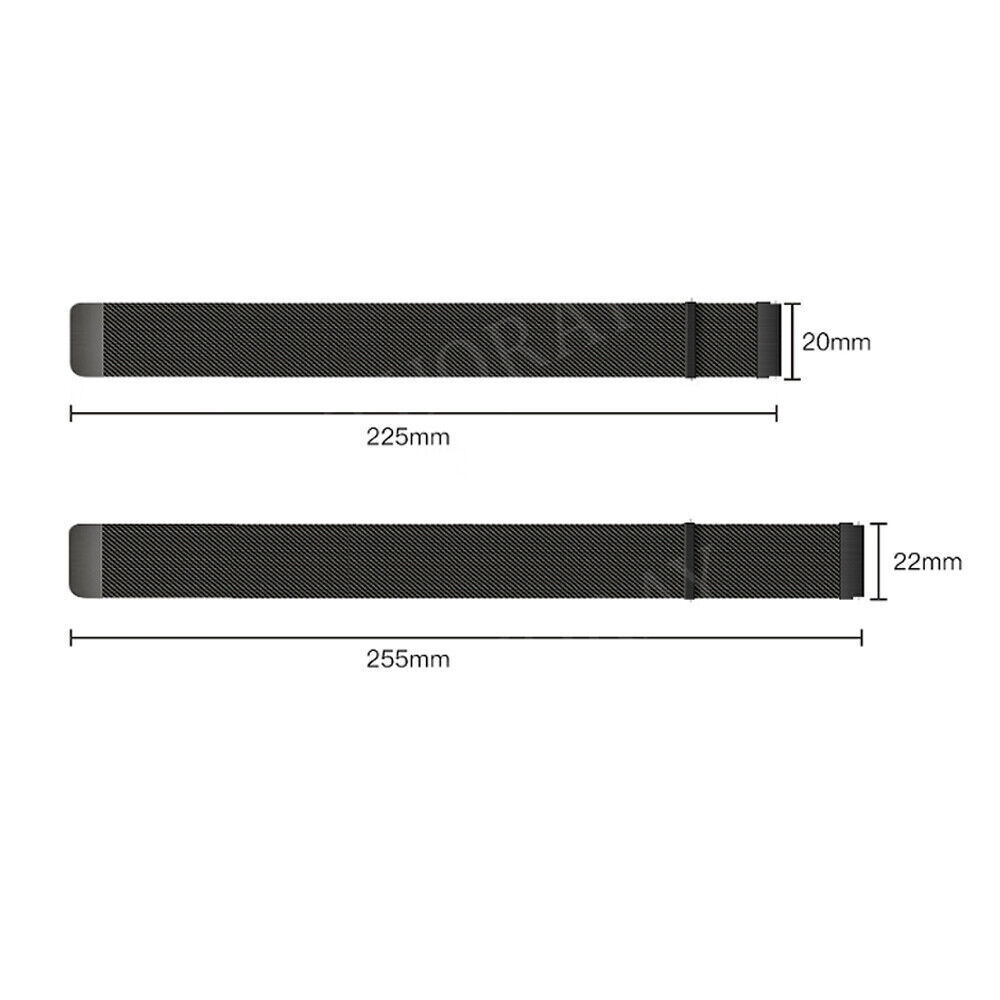 For Garmin Venu 3S/2S/Vivoactive 4S 3S/Forerunner 255S 265S Metal Strap Band