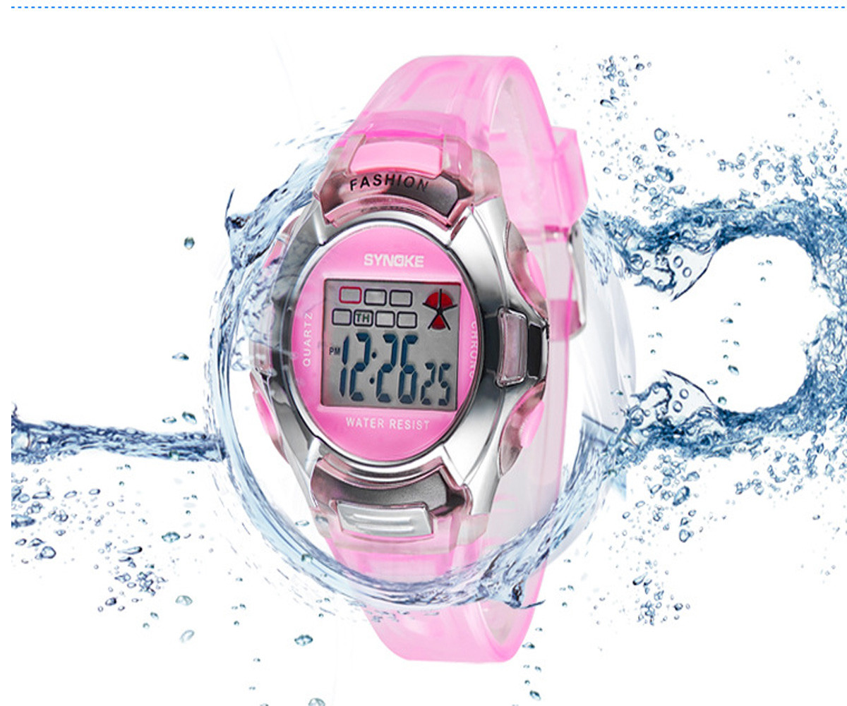 Waterproof Child Boy Girl Sports Electronic Digital Wrist Watches for Kids Gift