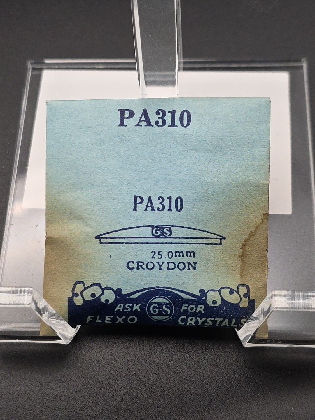 G-S Watch Crystal PA310 25.0mm Croydon