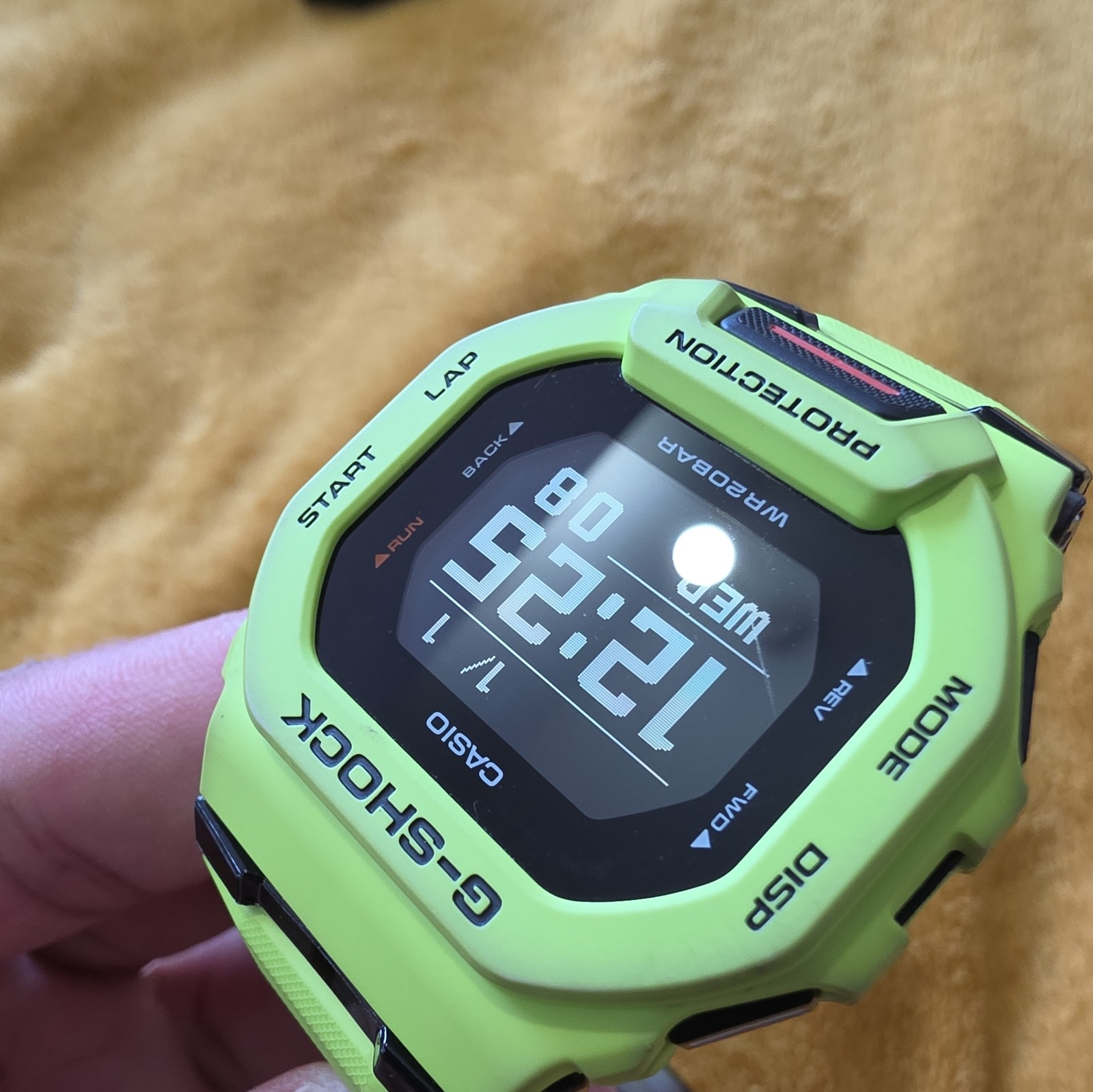 Casio Watch GBD-200-9ER G-Squad Lime Green Bluetooth Lime Green, Neon