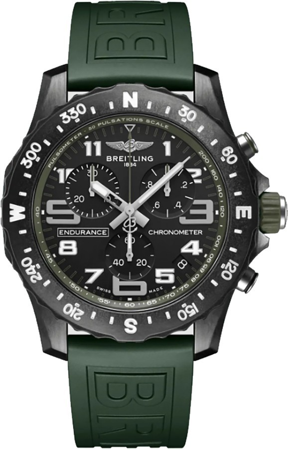 2026 Breitling Endurance Pro 44mm Black Green Dial Men’s Watch X82310D31B1S1