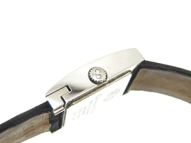 No Maintenance Dior Watch Maris D78 109 Wristwatch Stainless Steel Leather Nylon