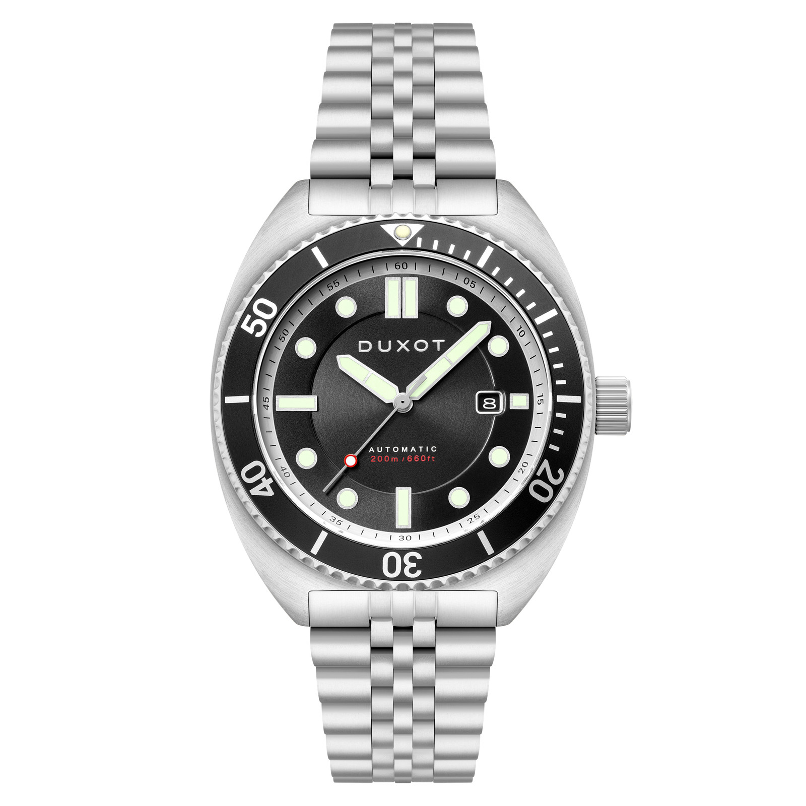 Duxot Tortuga Stainless Steel 45mm Japanese Automatic Wristwatch DX-2026-11