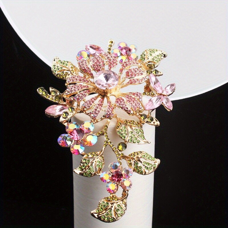 Vintage Statement Openwork Air Flower Rose Brooch AccessoriesJewelry Gift