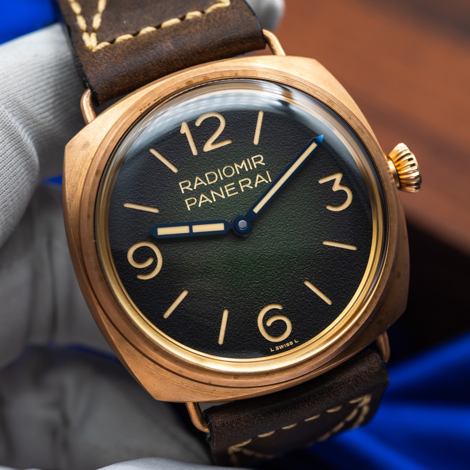 PANERAI Radiomir Bronzo Green Dial Manual Wind 47mm PAM00760 PAM 760