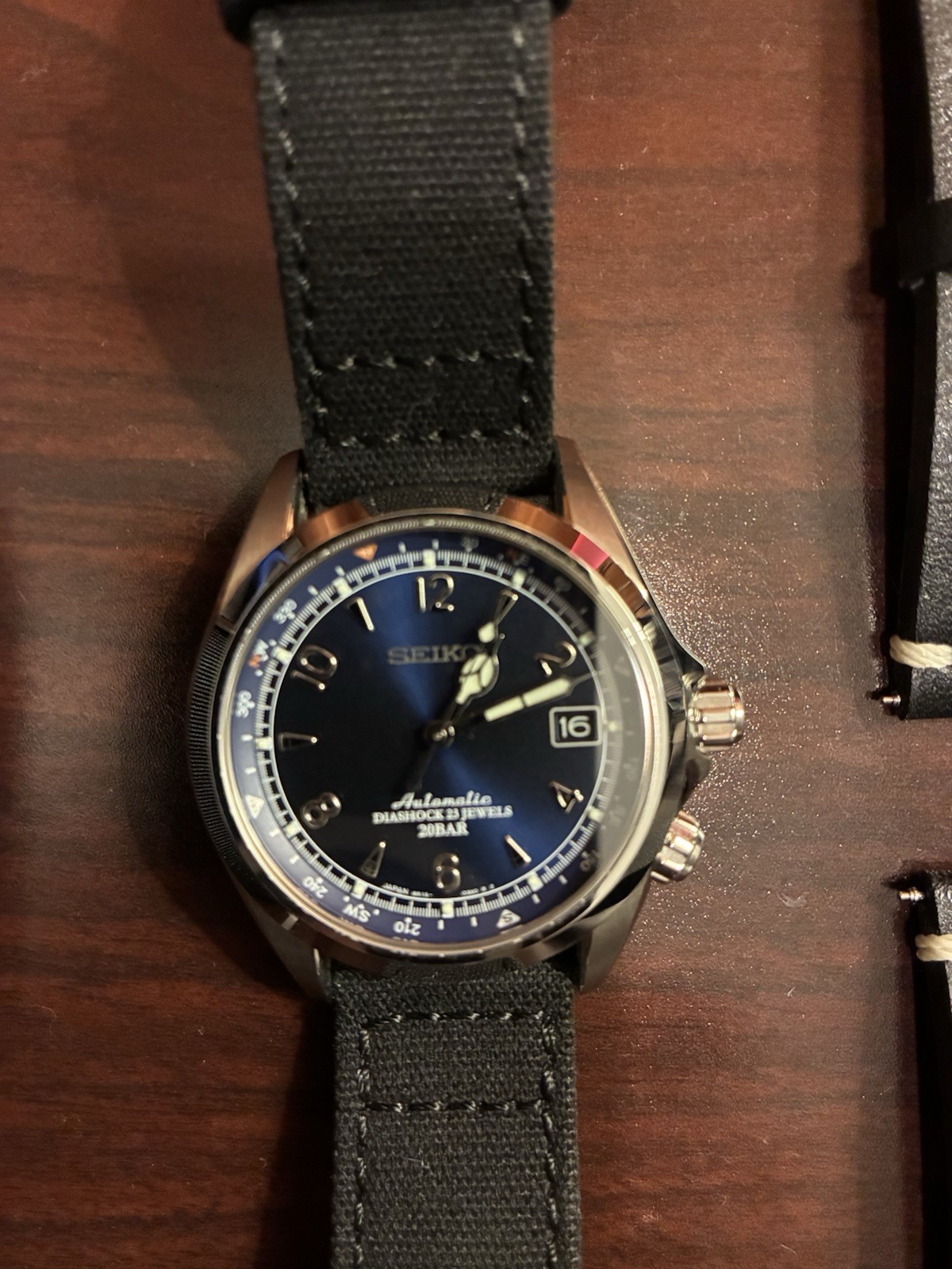 Seiko Blue Dial Limited Edition Hodinkee Men’s Watch – SPB089 W/Bonus Straps