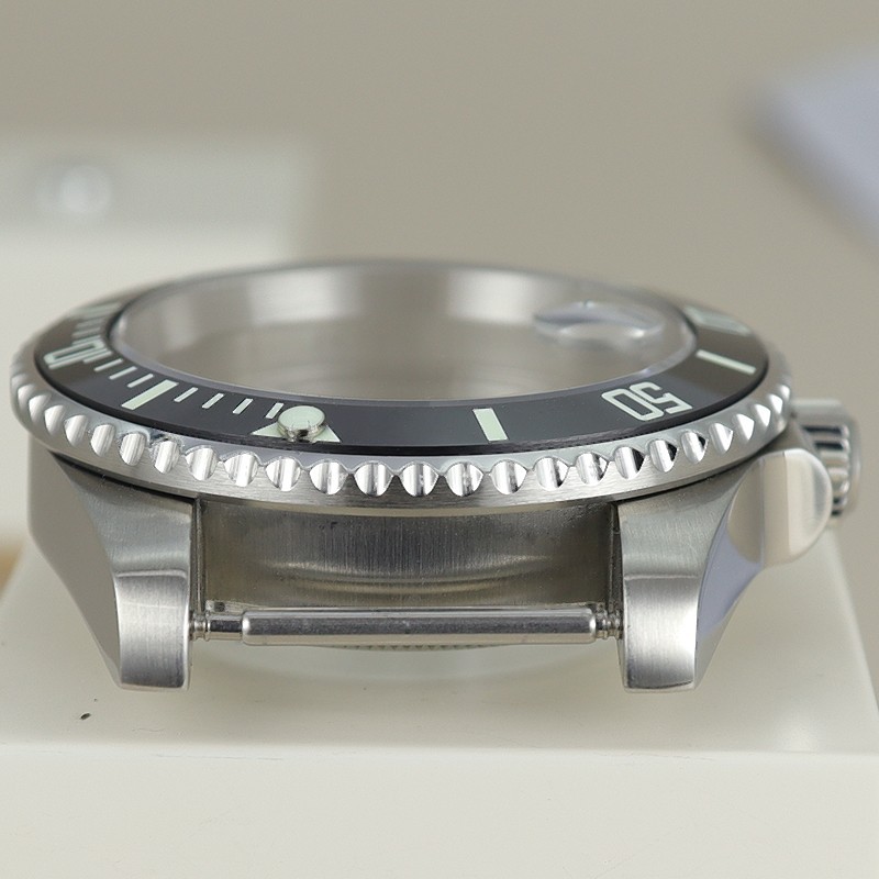 40mm Modify SUB Mods Watch Case Luminous Bezel Sapphire For Seiko NH345 35 36 38