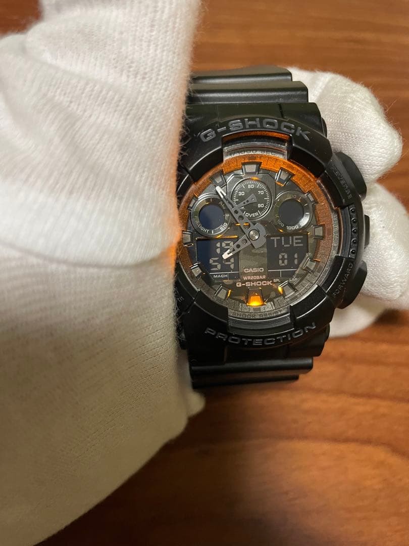 [Great Deal] G-SHOCK GA-100CF Camouflage Black
