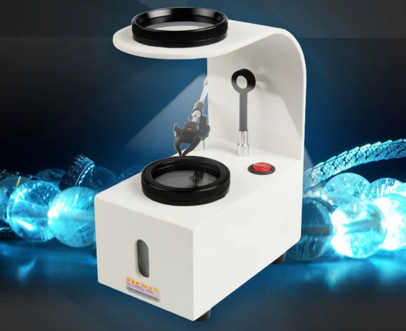Desktop Gemstone Testing Tool Built-in Cold Light with Interference Sphere Gem