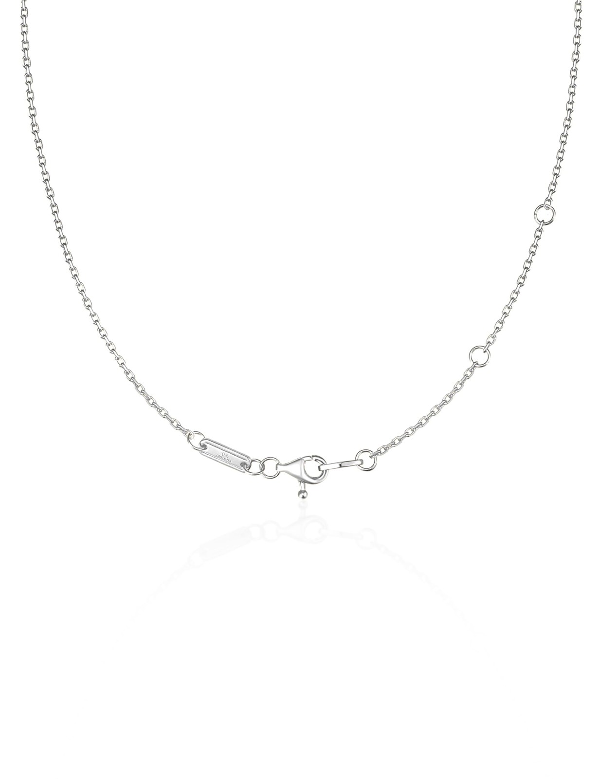 S925 Sterling Silver Chain Necklace for Women, 18 inch Adjustable, Classic, F…