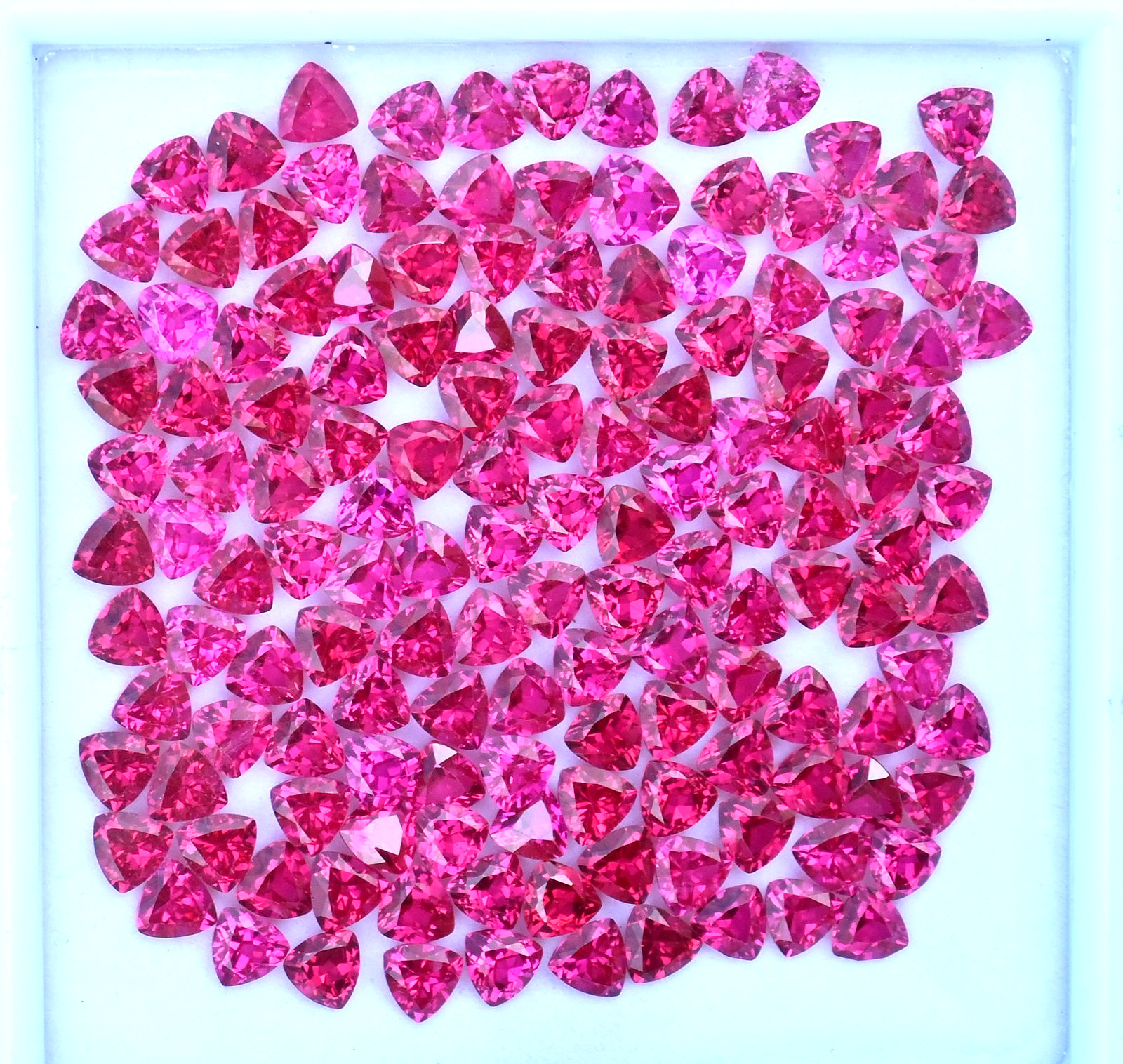 100 Pcs Natural Mogok Pink-Red Ruby 94.90 Ct Certified Stunning Loose Gemstone