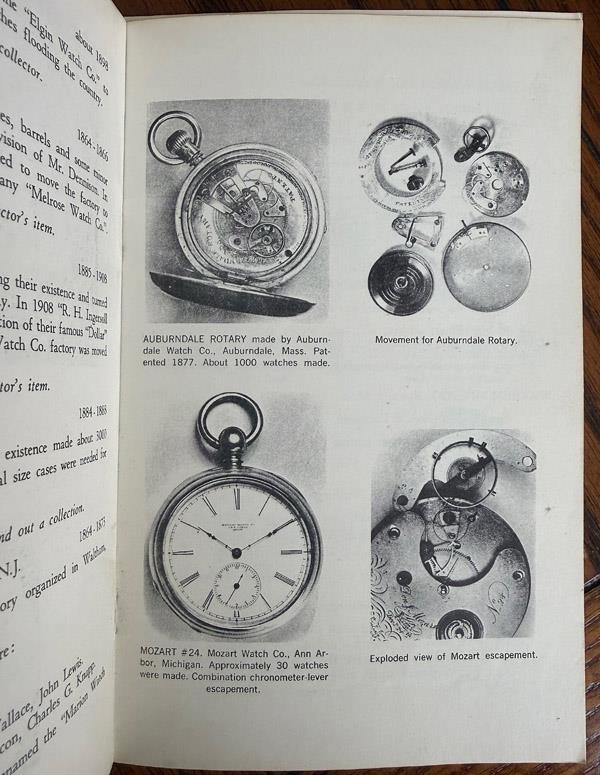 Collector’s Guide to American Pocket Watches Vid Criss 103 Pages 8½”x6″ PB