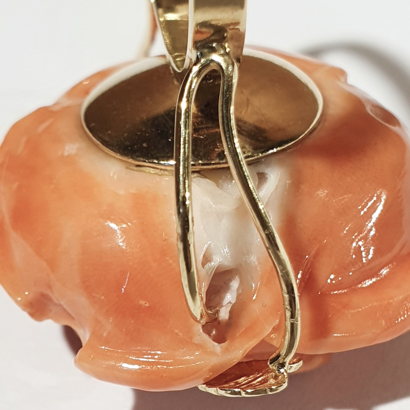 Gold and Coral Ring