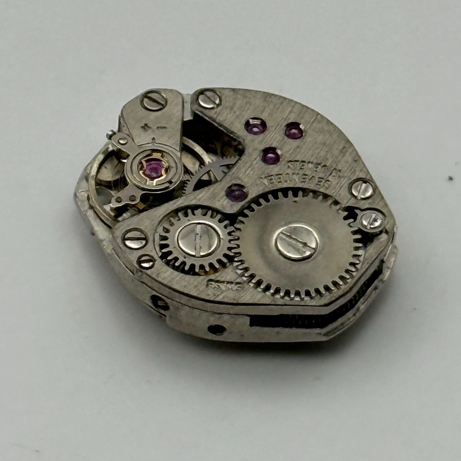 FHF 69-21 Watch Movement Excalibur 17 Jewels Swiss Manual Wind Parts 15.3mm