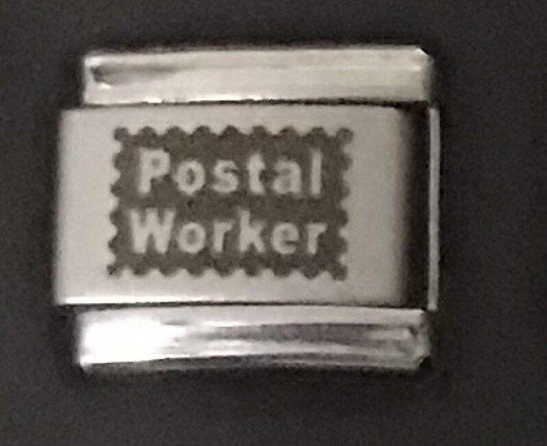 Postal Worker WHOLESALE LASER ITALIAN CHARM Link 9MM L1
