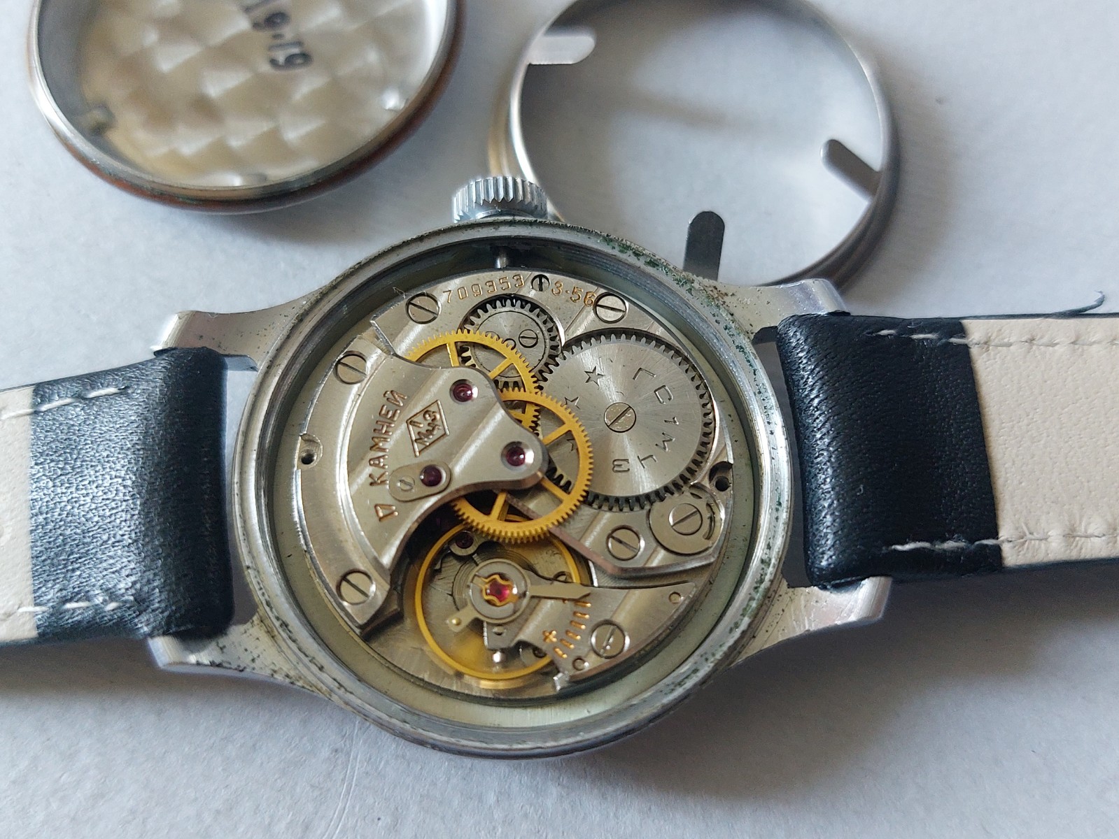 Sportivnye Stop-sec function 1956 1 МЧЗ Authentic USSR (Serviced,Oiled)