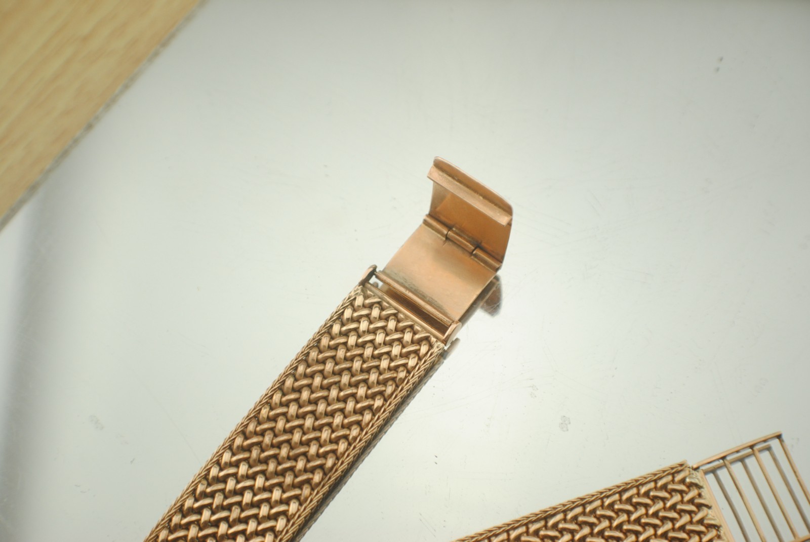 VINTAGE 18K ROSE GOLD 17.4MM LUG 42.6 G BRACELET 1940S 15CM IWC OMEGA PATEK VC