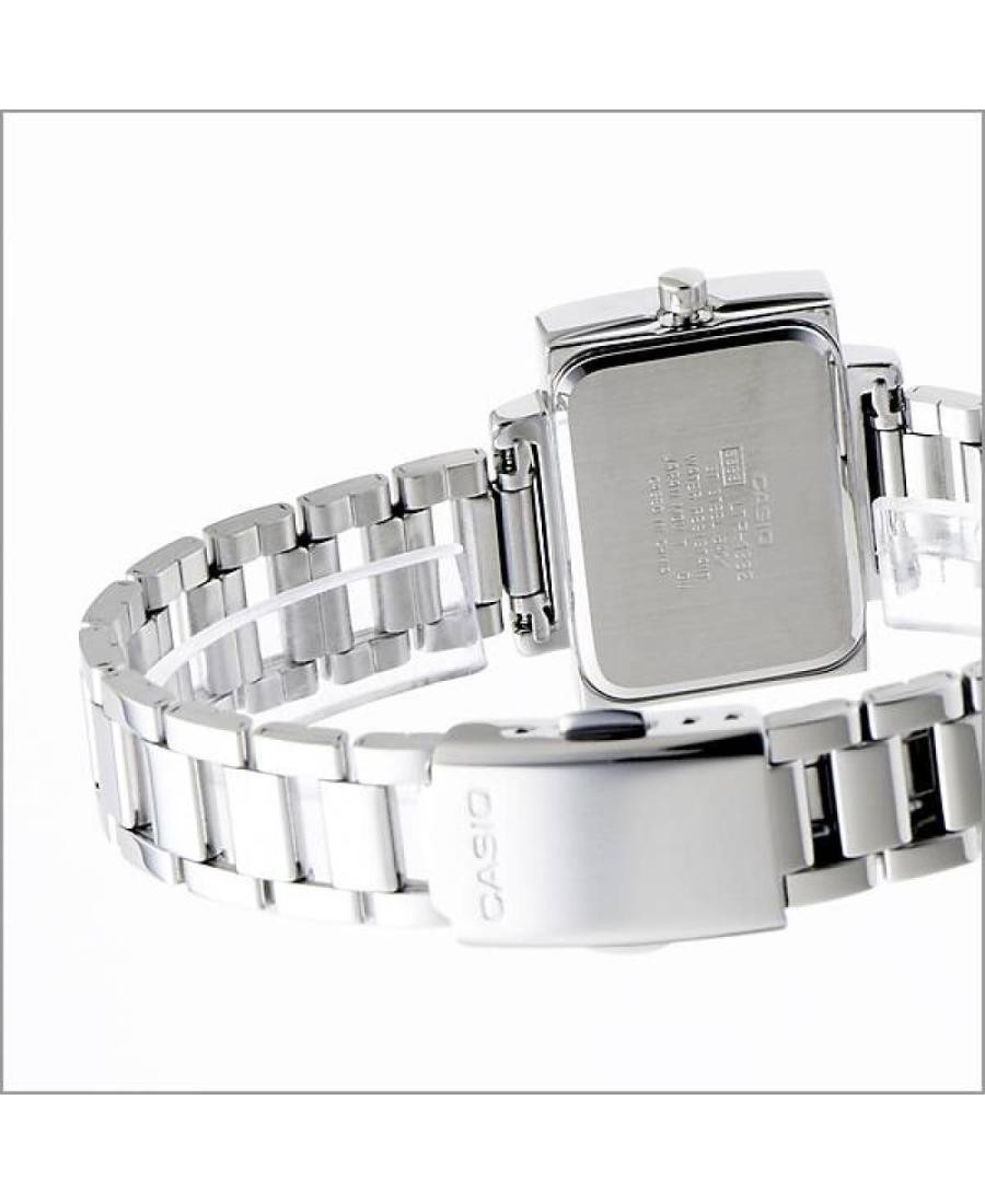 CASIO Women Analog Quartz Casual Watch Classic Dress Black Dial Waterproof Recta