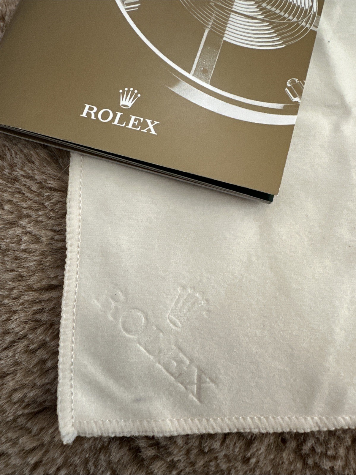 Rolex Datejust Factory Instruction Manual / User Booklet/Rolex Cloth