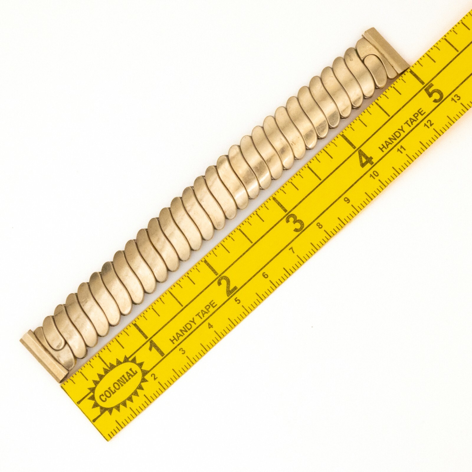Vintage Flex-Let 15.9 mm gold filled wristwatch expansion bracelet