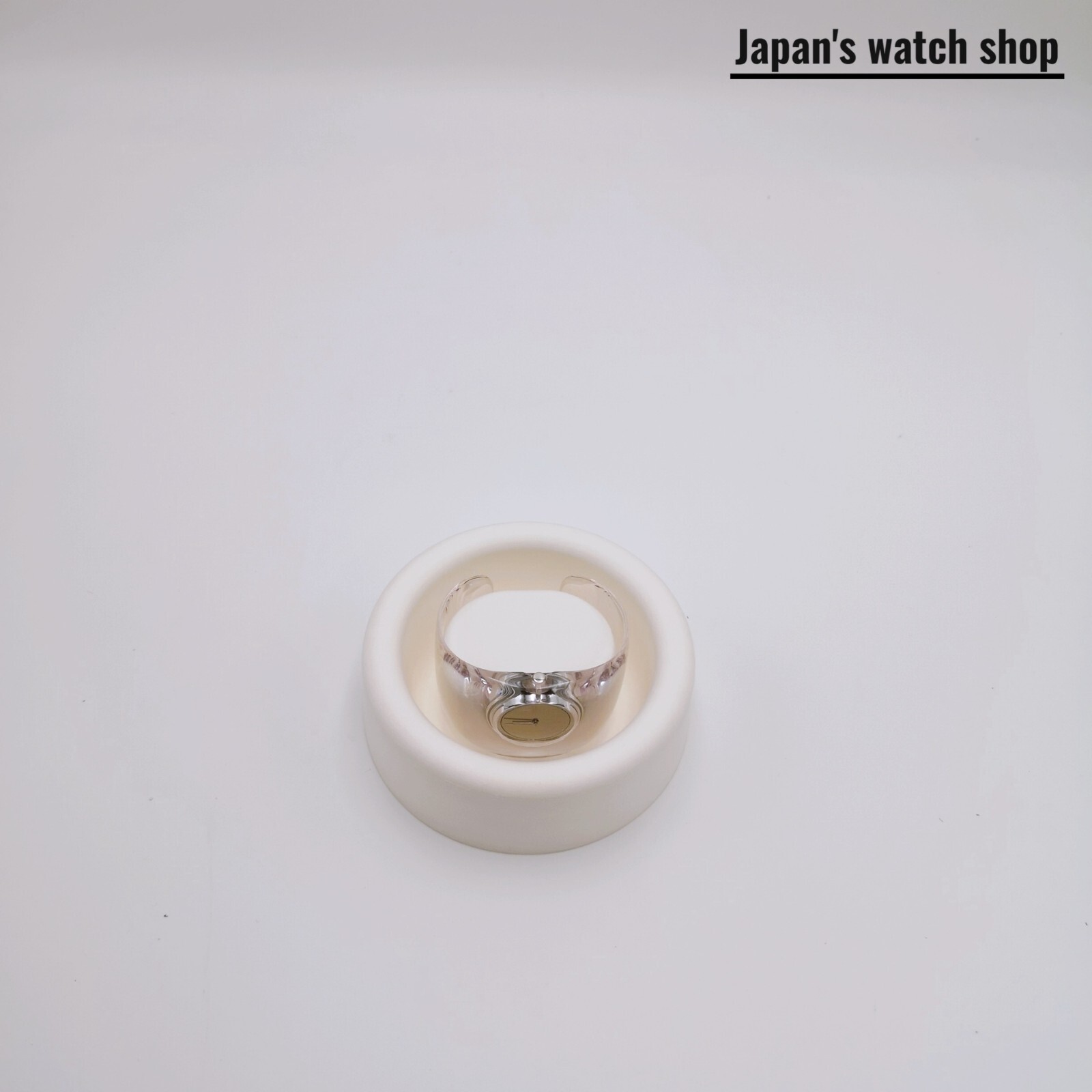 ISSEY MIYAKE O-Bold NYAS001 Transparent Bangle Watch Unisex Watch New in Box