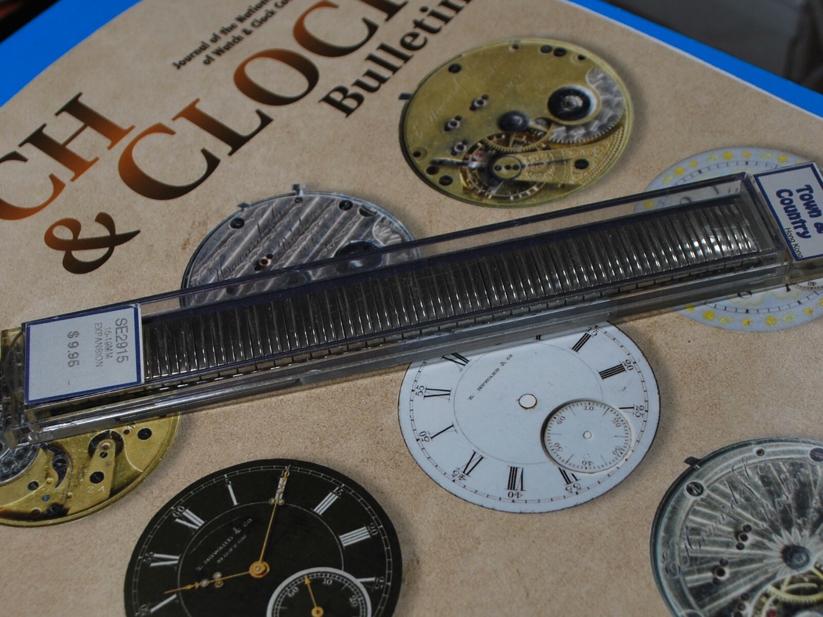 Vintage NOS 16mm to 19mm Town & Country S.S. Men’s Watch Band –SE2915