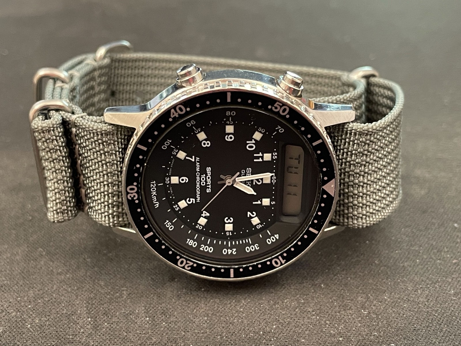Seiko H556-5029 Analog/Digital “Pre-Arnie” with new NATO strap