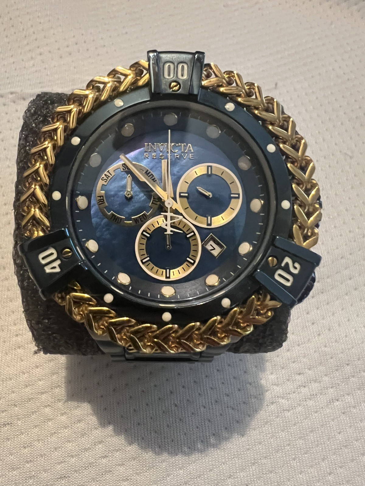 Invicta Bolt Herc (model 34841)Blue/ Gold Men’s Watch
