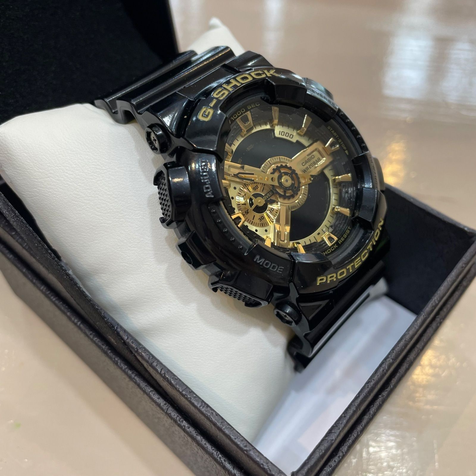 CASIO G-SHOCK GA-110GB-1AJF black & Gold Men’s Watch