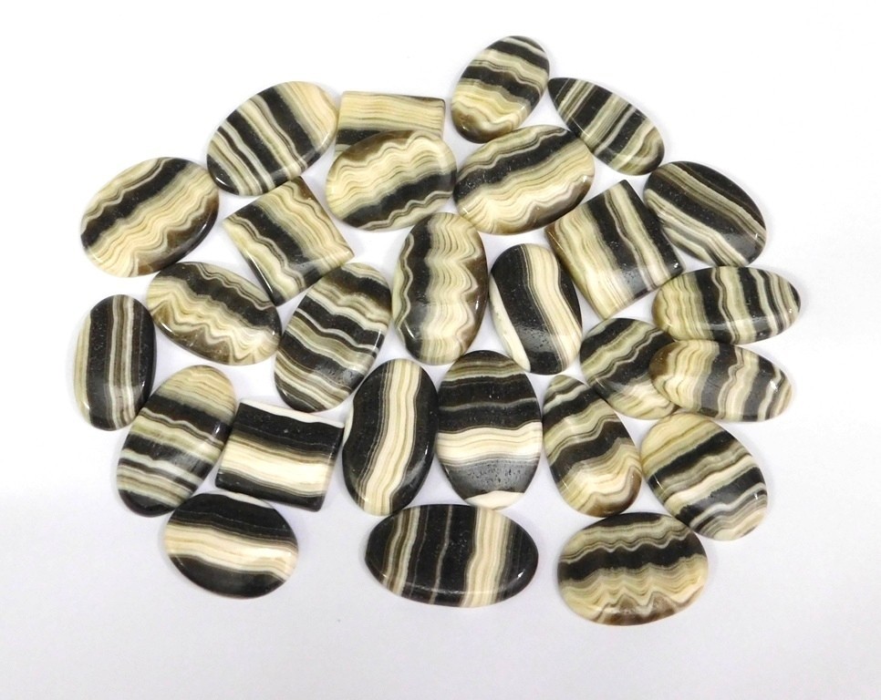 Quality Zebra Onyx Gemstone Cabochon Fancy Gemstone Jewelry Making 71318