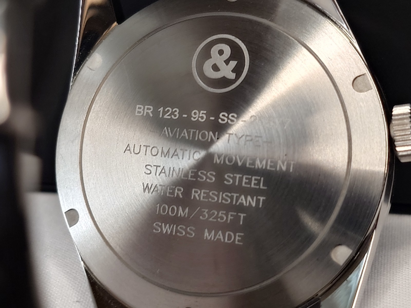 Bell & Ross Vintage BR123-95-SS Watch NEVER WORN