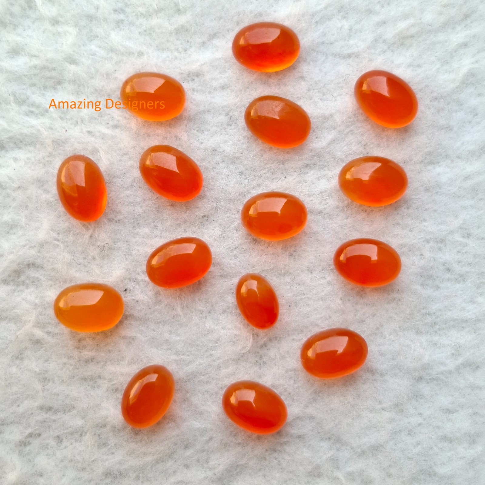 Natural Carnelian Oval Cabochon 5x7mm to 12x16mm Loose Gemstone